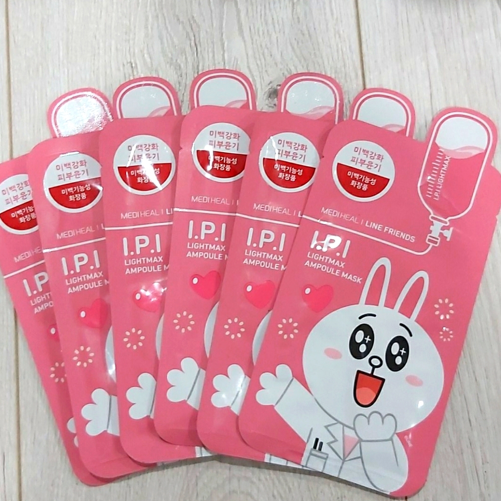 COPY - Six Brand New Sealed MediHeal I.P.I Lightmax Mask